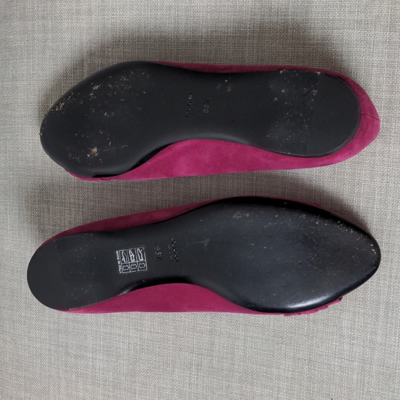 Gucci Hysteria Flats, Sz. 7.5, Dark Magenta - Picture 7 of 9
